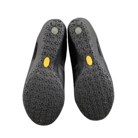 Merrell Shoes Womens 9.5 Wedge Slip On Fashion Classic Leather Lotus Black Comfy - Picture 13 of 15